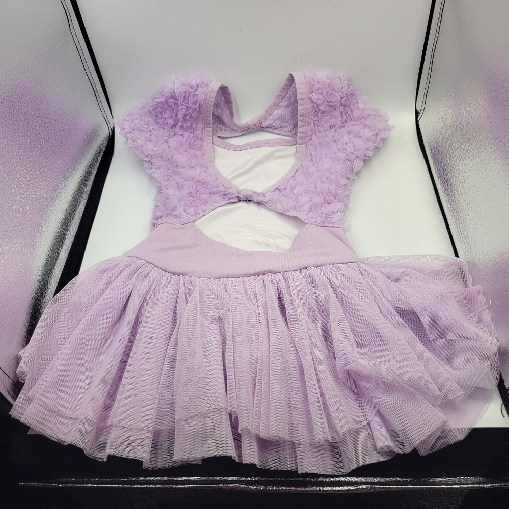 Danz N Motion Purple Dance Dress Toddler Sz 2-4 - Picture 3 of 5